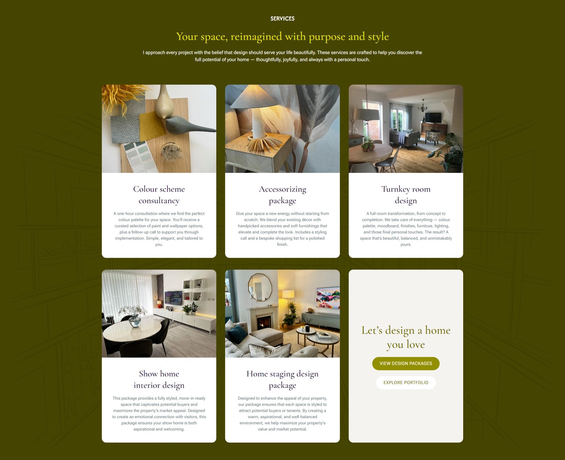 Pachetele de design interior prezentate pe Make Heaven