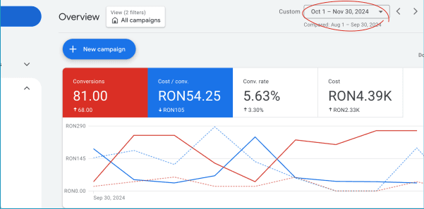 Rezultate Google Ads Rodan Expert