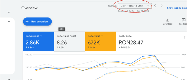 Rezultate Google Ads Patul Meu